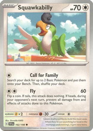 Squawkabilly (162) Common Reverse Holofoil