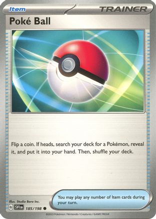 Poke Ball (185) Common Reverse Holofoil