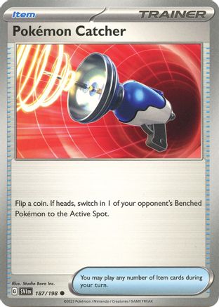 Pokemon Catcher (187) Common Reverse Holofoil
