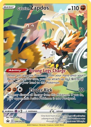 Galarian Zapdos - SWSH283 (SWSH283) Promo Holofoil