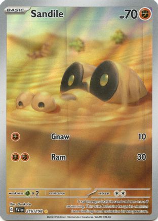 Sandile - 216/198 (216) Illustration Rare Holofoil