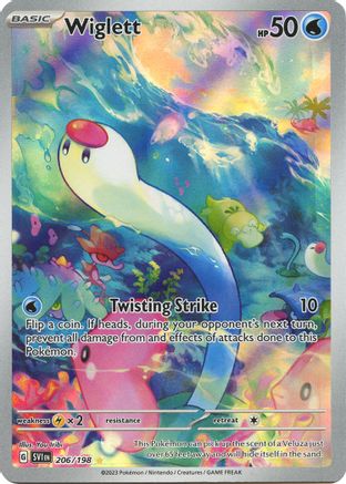 Wiglett - 206/198 (206) Illustration Rare Holofoil