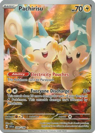 Pachirisu - 208/198 (208) Illustration Rare Holofoil