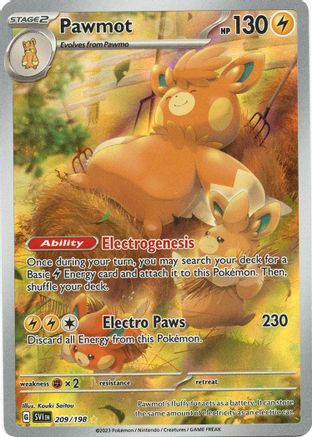 Pawmot - 209/198 (209) Illustration Rare Holofoil