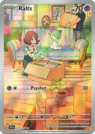Ralts - 211/198 (211) Illustration Rare Holofoil