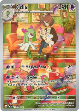 Kirlia - 212/198 (212) Illustration Rare Holofoil