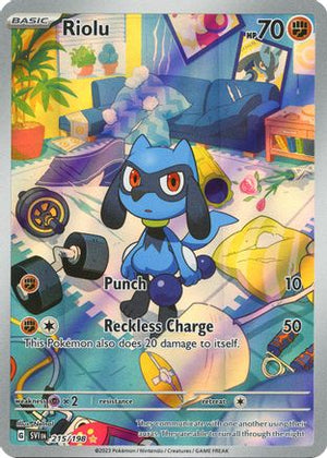 Riolu - 215/198 Illustration Rare Holofoil (Cabinet-NM)