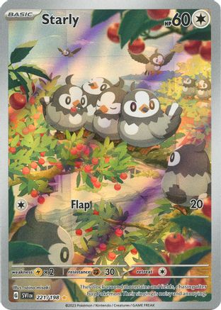 Starly - 221/198 (221) Illustration Rare Holofoil