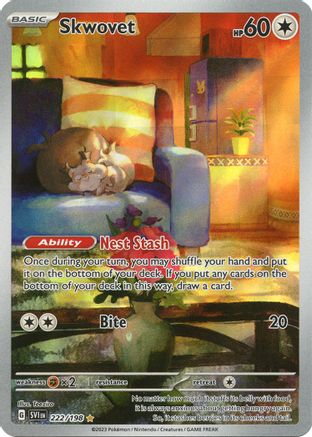 Skwovet - 222/198 (222) Illustration Rare Holofoil