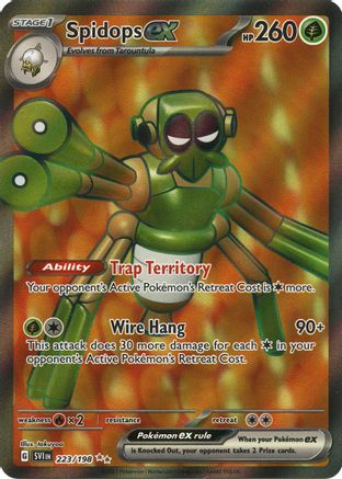 Spidops ex - 223/198 (223) Ultra Rare Holofoil