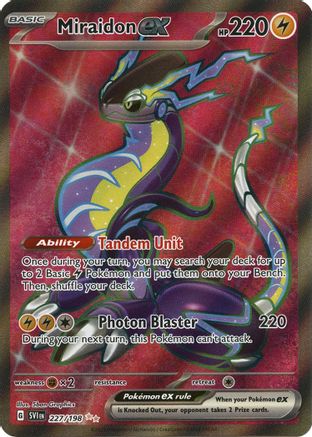 Miraidon ex - 227/198 (227) Ultra Rare Holofoil