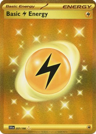 Basic Lightning Energy - 257/198 (257) Hyper Rare Holofoil