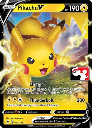 Pikachu V (43) Ultra Rare Holofoil