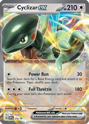 Cyclizar ex - 018 (18) Promo Holofoil