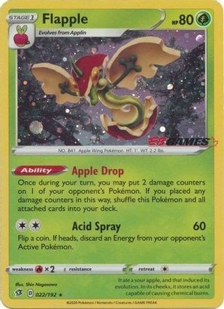 Flapple - 022/192 (EB Games Exclusive) (22) Promo Holofoil