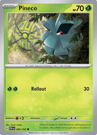 Pineco (4) Common Reverse Holofoil