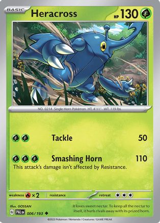 Heracross - 006/193 (6) Uncommon Reverse Holofoil