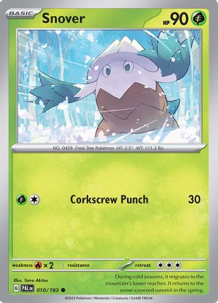 Snover (10) Common Reverse Holofoil