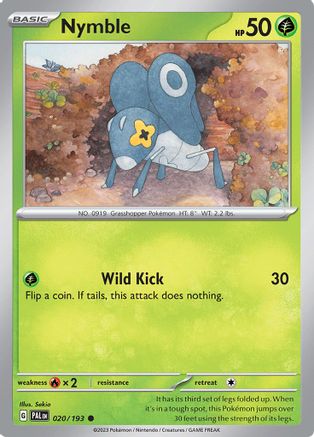 Nymble - 020/193 (20) Common Reverse Holofoil
