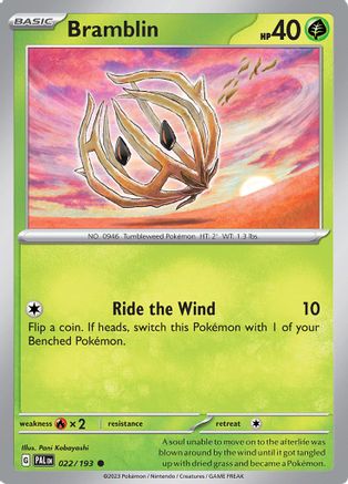 Bramblin - 022/193 (22) Common Reverse Holofoil