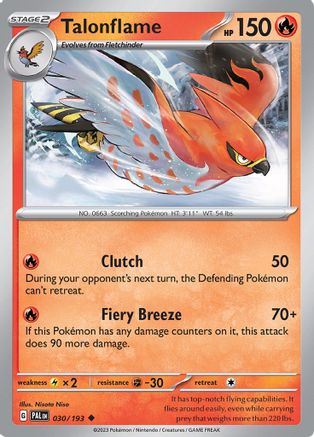 Talonflame (30) Uncommon Reverse Holofoil
