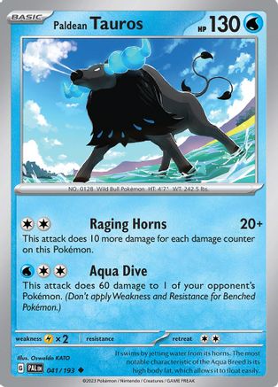 Paldean Tauros - 041/193 (41) Uncommon
