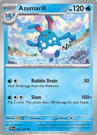 Azumarill (45) Uncommon Reverse Holofoil