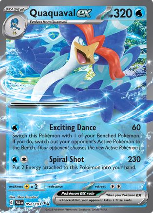 Quaquaval ex - 052/193 (52) Double Rare Holofoil