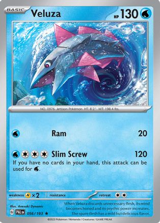 Veluza - 056/193 (56) Rare Reverse Holofoil