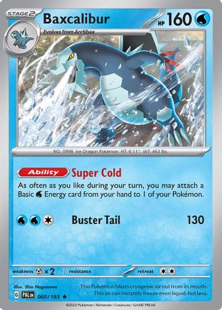 Baxcalibur - 060/193 (60) Rare Reverse Holofoil