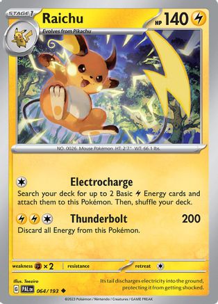 Raichu - 064/193 (64) Uncommon