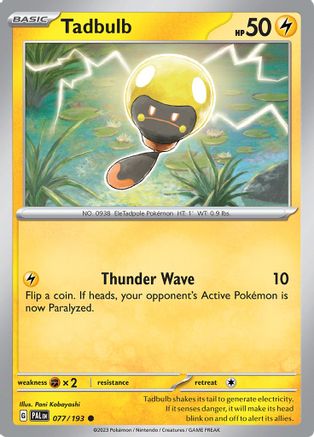 Tadbulb - 077/193 (77) Common Reverse Holofoil