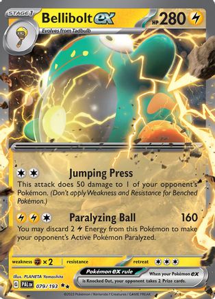 Bellibolt ex - 079/193 (79) Double Rare Holofoil