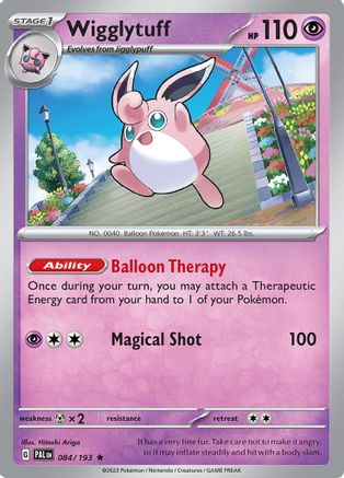Wigglytuff (84) Rare Holofoil