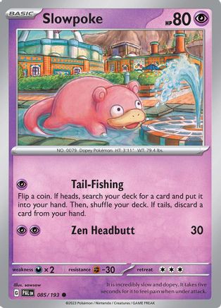 Slowpoke (85) Common Reverse Holofoil