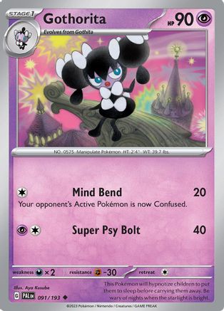 Gothorita - 091/193 (91) Uncommon Reverse Holofoil
