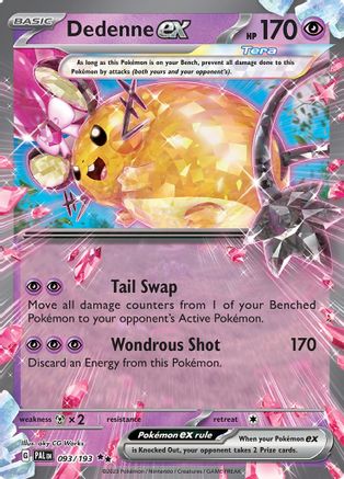 Dedenne ex - 093/193 (93) Double Rare Holofoil