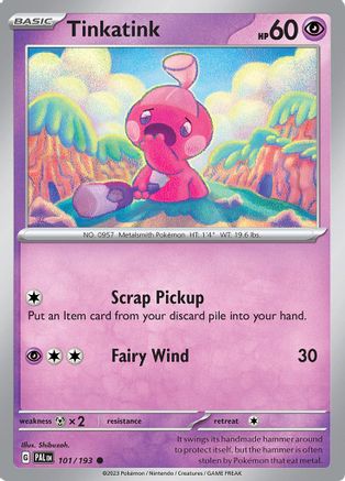 Tinkatink - 101/193 (101) Common Reverse Holofoil