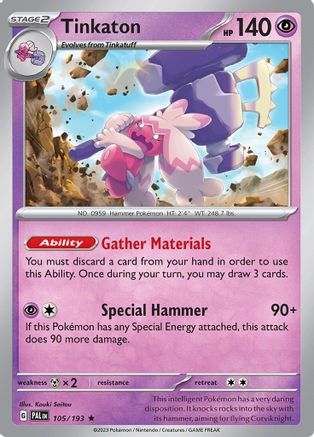 Tinkaton (105) Rare Reverse Holofoil