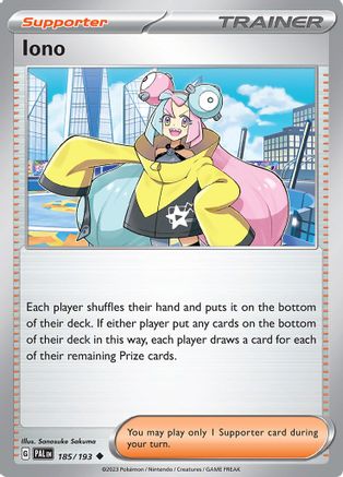 Iono - 185/193 (185) Uncommon Reverse Holofoil