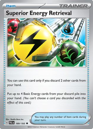 Superior Energy Retrieval - 189/193 (189) Uncommon Reverse Holofoil
