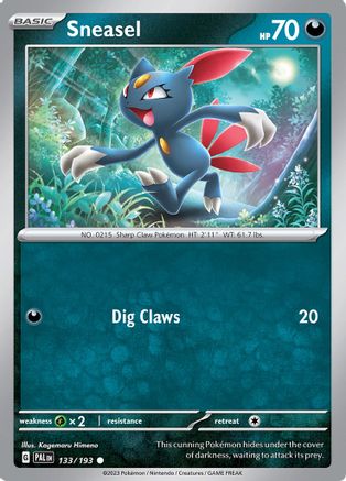 Sneasel (133) Common Reverse Holofoil