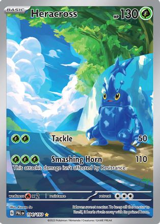 Heracross - 194/193 (194) Illustration Rare Holofoil