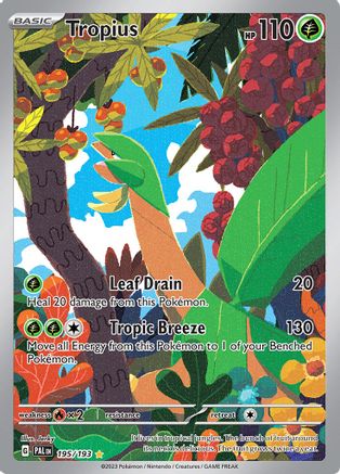 Tropius - 195/193 (195) Illustration Rare Holofoil