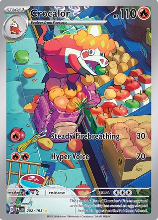 Crocalor - 202/193 (202) Illustration Rare Holofoil