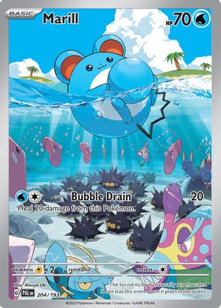 Marill - 204/193 (204) Illustration Rare Holofoil