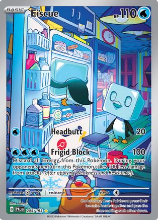 Eiscue - 205/193 (205) Illustration Rare Holofoil
