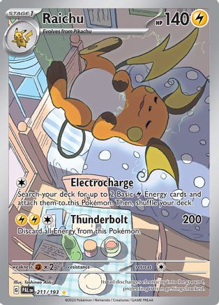 Raichu - 211/193 (211) Illustration Rare Holofoil
