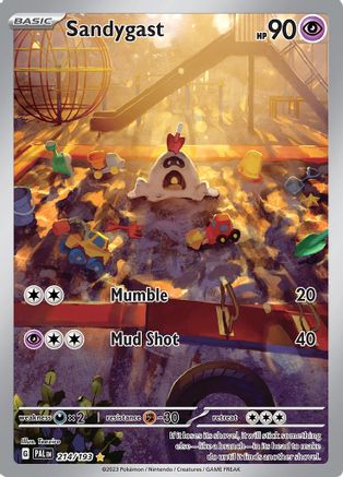 Sandygast - 214/193 (214) Illustration Rare Holofoil