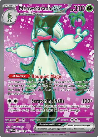 Meowscarada ex - 231/193 (231) Ultra Rare Holofoil